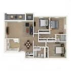 Chasemont Apartments - 3 Bed 1 Bathroom W-D - 1150 sqft