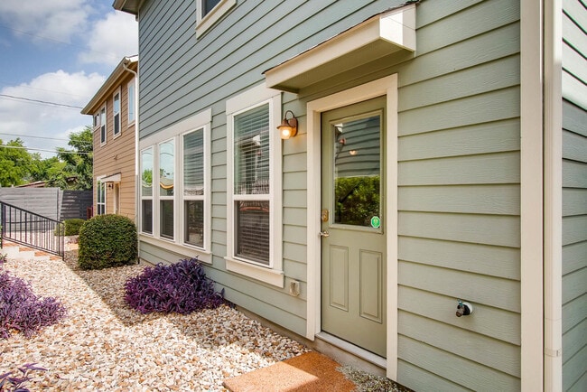 Back door entrance.