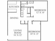 2BR/2BA
