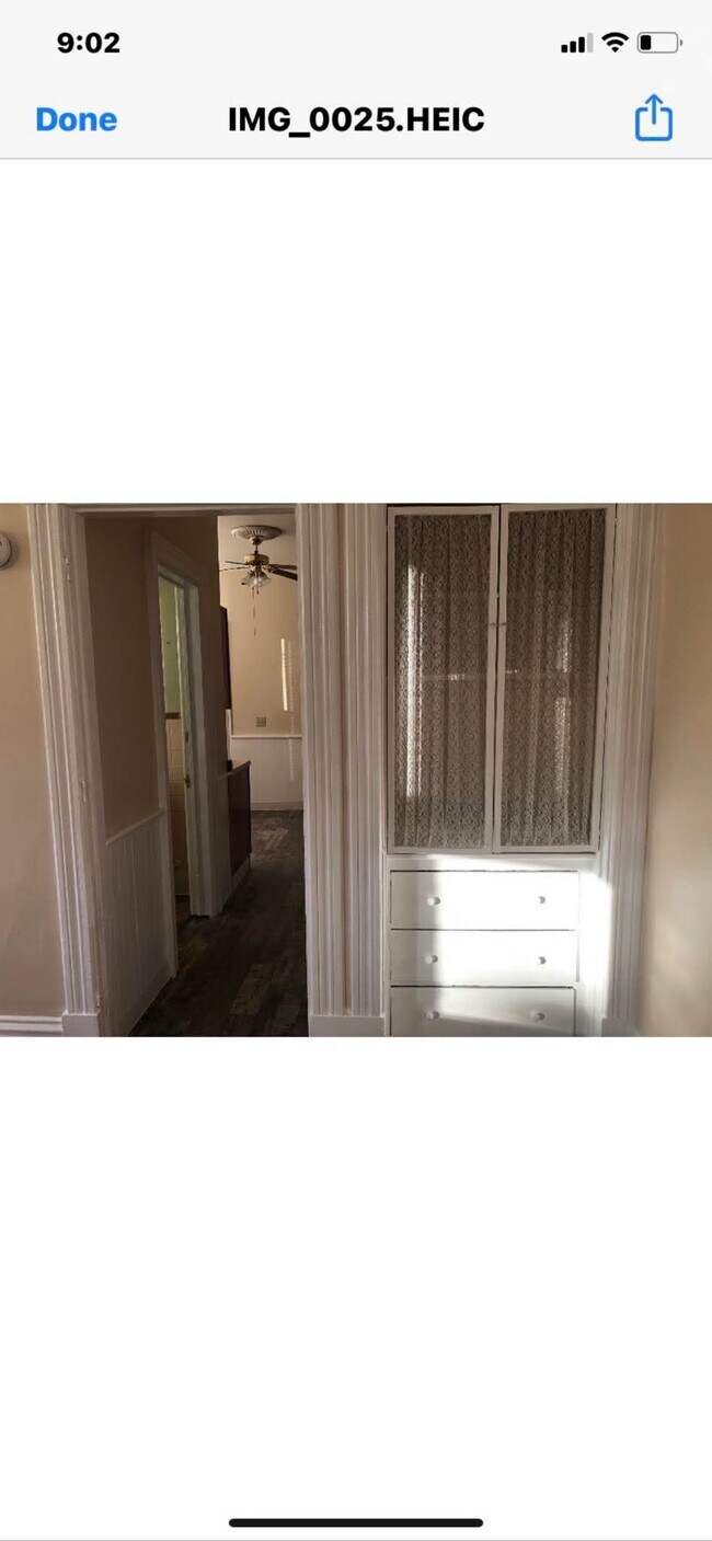 Storage in dining room