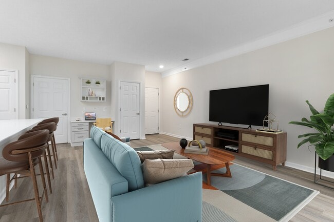 3 Bedroom Premium Renovated with built-in desk and mail center in Living Room - The Charleston