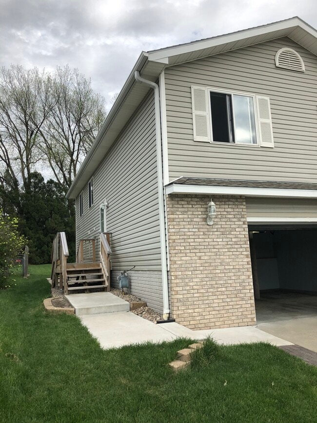 front door on side