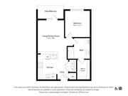 A2-HC | 1 bed 1 bath | 681 sq ft
