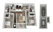 Floor Plan 2F | Seasons at Grafton | Apartments in Grafton, WI