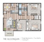 1128 Square Feet