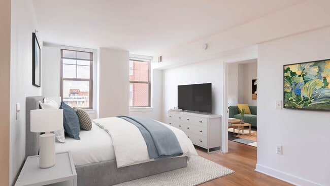 Bedroom with Hard Surface Flooring