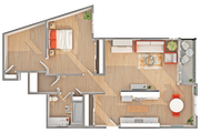 A10 | 1-Bedroom Floorplan