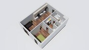 French - One Bedroom Floor Plan