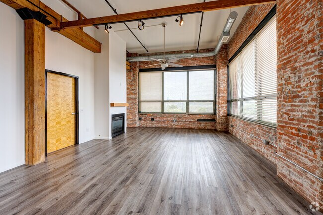 1BR, 1BA - 1,375SF - Living Room - Cascade District Lofts