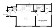 1BR/1BA