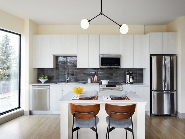Two-Bedroom Kitchen with Island