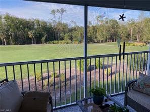 View of 13th fairway - 2925 Cypress Trace Cir Condo Unit 203