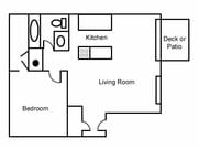 1BR/1BA