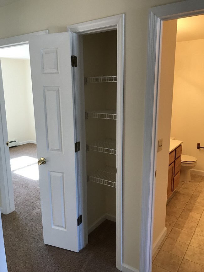 Linen Closet Outside Bathroom