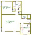 1BR/1BA