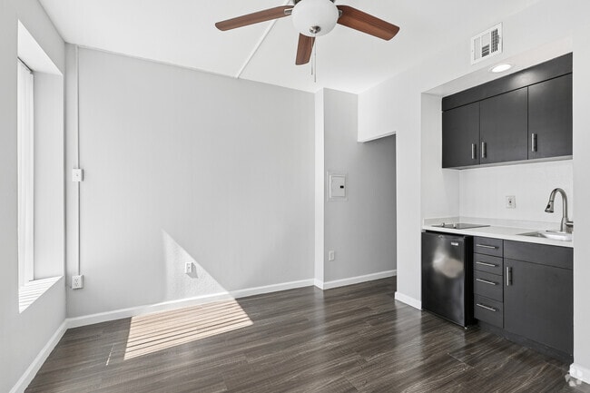 Studio - 288-340SF - Living Room/Dining Room/Bedroom/Kitchen
