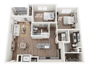 B7 floor plan Arcadia at Carolina Forest