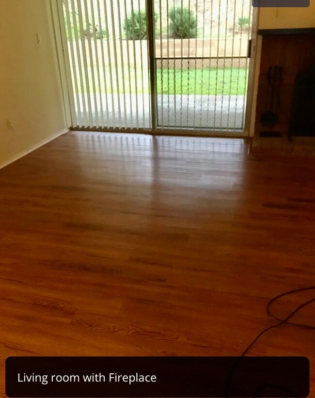 Living room with fireplace - 10431 Santana St