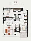 C5 | 2 Bed 2 Bath 1,271 square feet