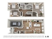 Hanover floor plan Abode at Parkside