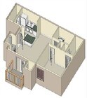 1BR/1BA