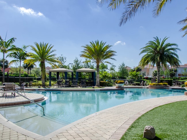 Resort Style Pool and Cabanas