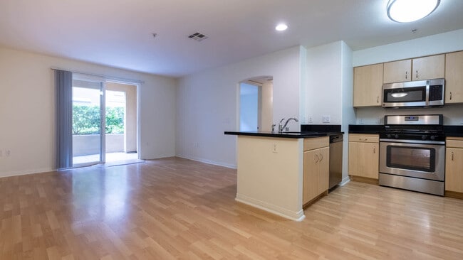 Living Room with Balcony and Hard Surface Flooring - Westside