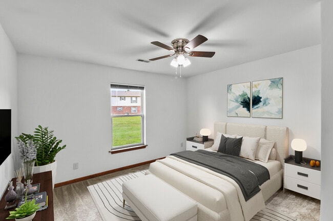 2BR Bedroom (Virtual Stage) - Wilshire Townhomes