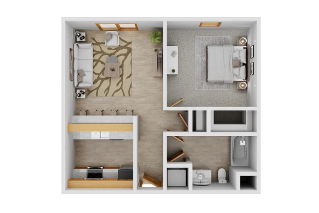 618 Sq Ft - Wessex Apartments