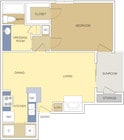 FLOOR PLAN - 772 SQFT.