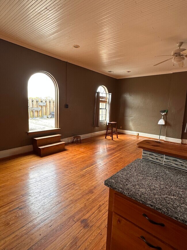 Living room/steps to deck - 533 Rutledge St Unit 533A Rutledge Street