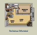 1HAB/1BA