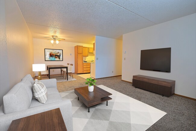 Apartamentos Alden Pines de Fargo, Dakota del Norte | Living - Alden Pines