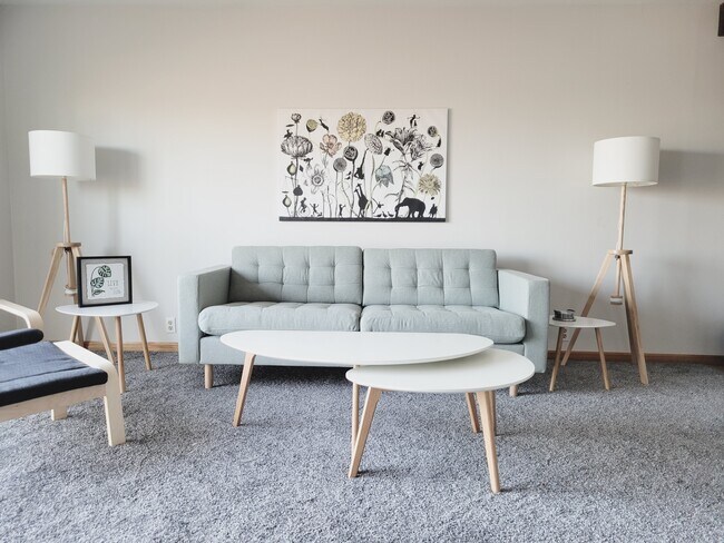 Sunny Living Room - 4536 Ohio St Unit Furnished