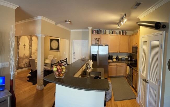 Dining Room + Kitchen View - 1270 Strassner Dr Condo Unit 3410