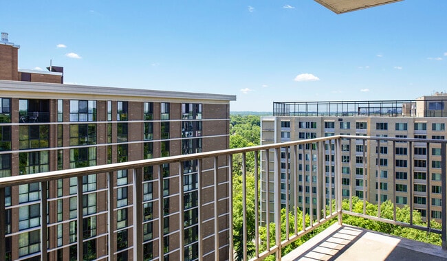 Stunning views from your new balcony - North Park Apartments