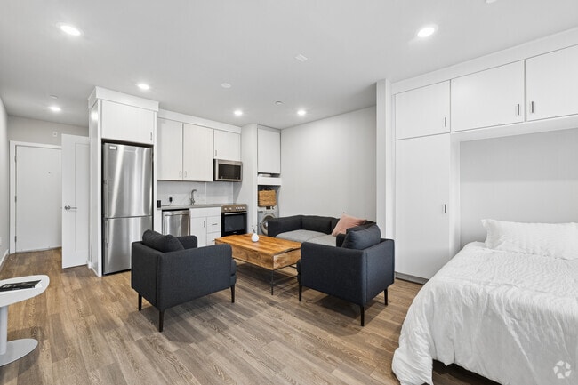 Studio - 415SF - Living Room