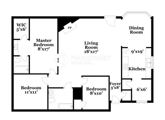 3 Bedroom Pet-Friendly Home in Smithfield, NC with Main Street Renewal