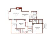 Two Bedroom / Two Bath 1066 Sq Ft