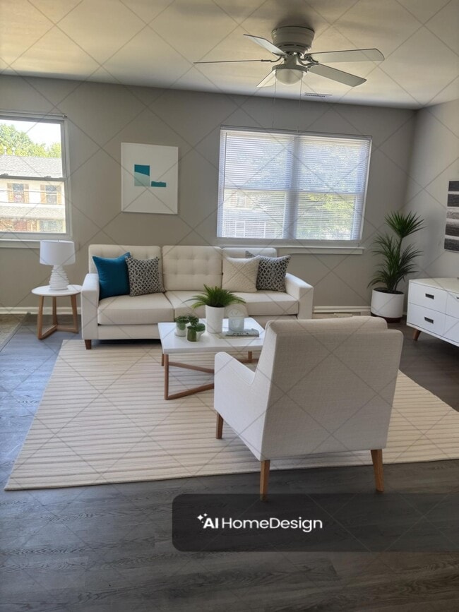 LIVING ROOM STAGGED - 106 Haines Ave