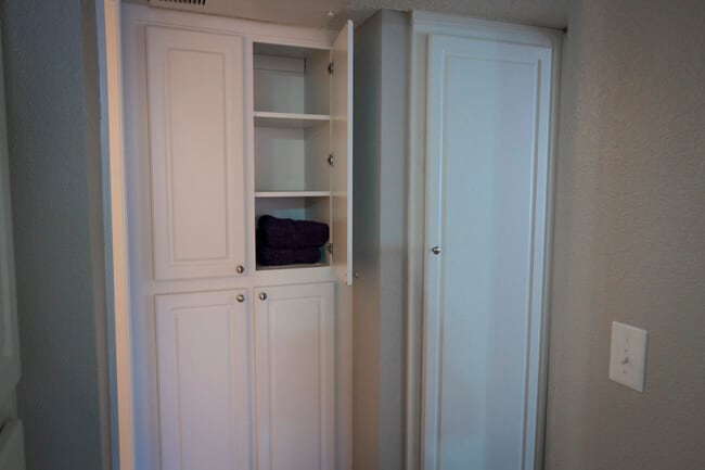 Linen Closets in every unit