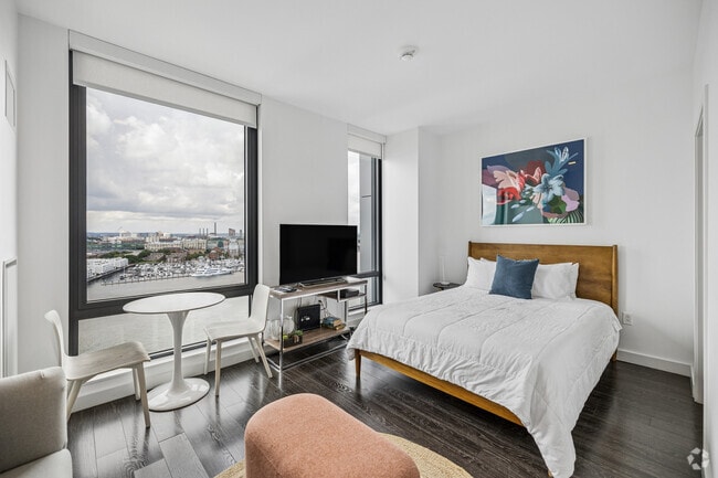 Studio, 1BA - 388SF - Living & Bedroom Area