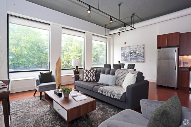 Living Area - 101 City Apartments