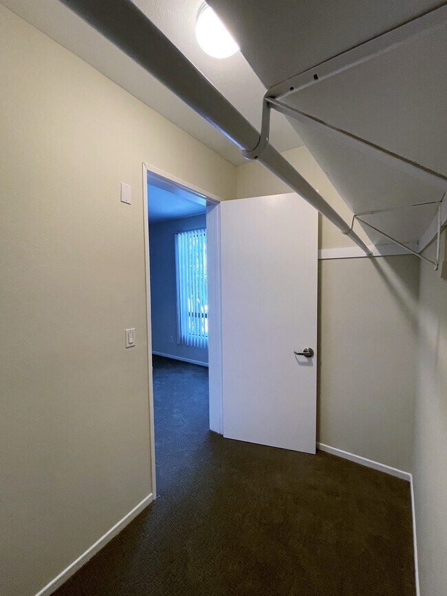Master bedroom walk-in closet