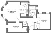 Burbank 2 Bedroom G 4902