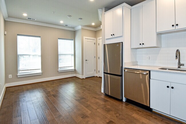 Bright open concept living/dining space - 7227 Georgia Ave NW Unit A