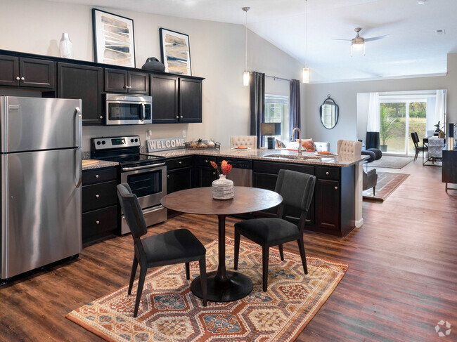 All of Our Floor Plans Have a Large Kitchen with a Full Pantry - Redwood Ypsilanti Rental