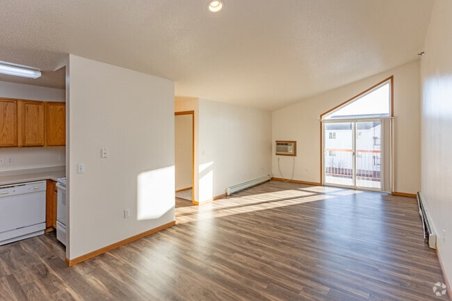 3BR, 2BA - 1,200SF - Living Area