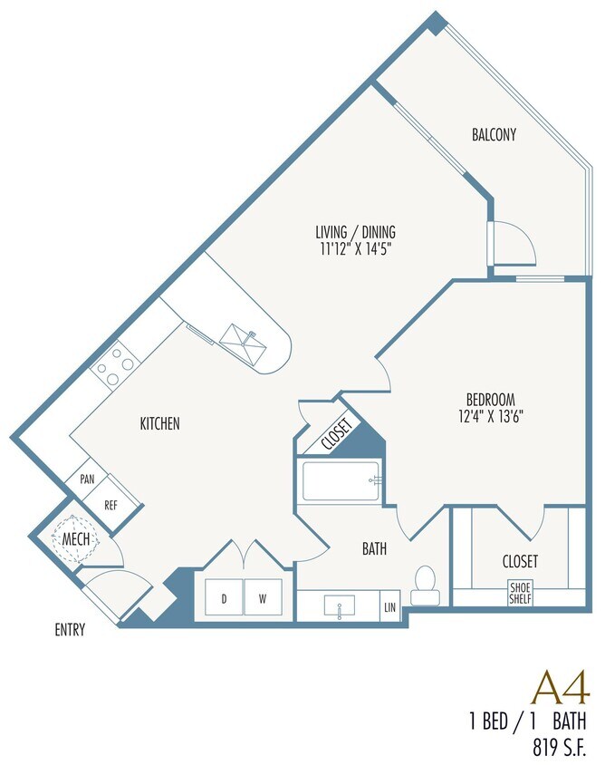 Tribute at the Rim Floor Plan A4 - A4