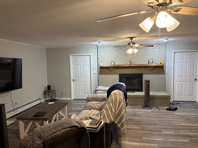 Living room and fire place - 920 N Walnut St Unit 920 Walnut